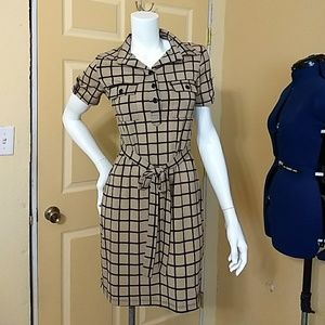 ❄️HP⭐ Striped Shirt Dress